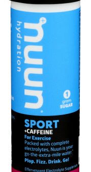 Nuun Sport Caffeinated Wild Berry 10 Tb - Pack Of 8 For Cheap