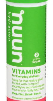 Nuun Vitamin Strawberry Melon 12 Tb - Pack Of 8 Supply