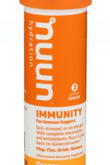 Nuun Immune Orange Citrus 10 Tb - Pack Of 8 Online now