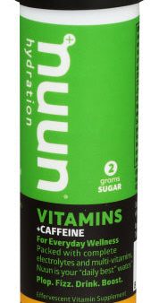 Nuun Vitamin Caffeinated Ginger Lemonade 12 Tb - Pack Of 8 For Discount