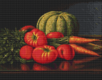 Still Life with Cantaloupe, Tomatoes, and Carrots Cross Stitch Kit Discount