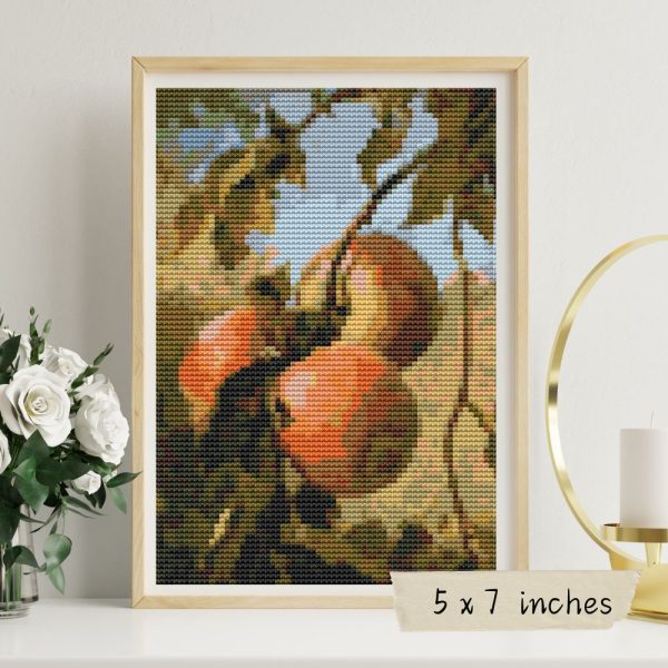 Apples Mini Cross Stitch Pattern Fashion