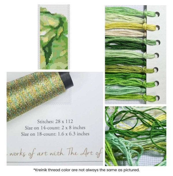 A Side of Cabbage Bookmark Cross Stitch Kit Sale