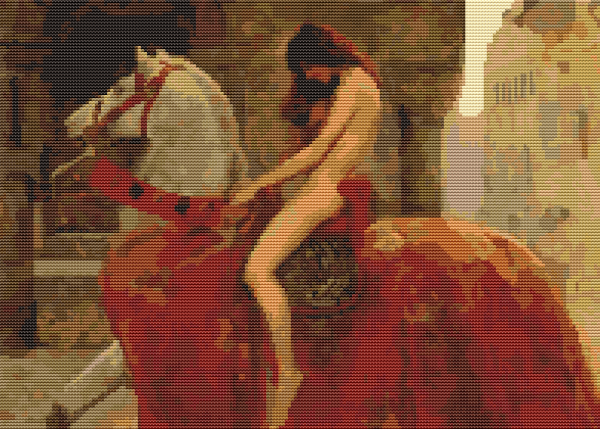 Lady Godiva Cross Stitch Kit Online