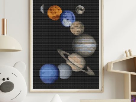 Solar System Cross Stitch Kit Discount