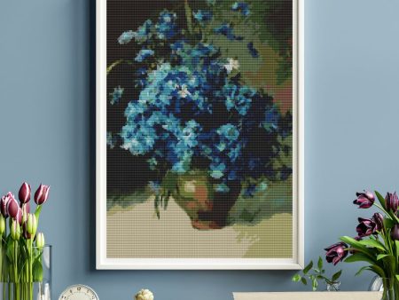 Cornflowers Cross Stitch Kit Online Hot Sale