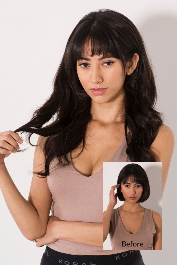 Jeanne - 22  U-Part Wig Human Hair Extension For Sale