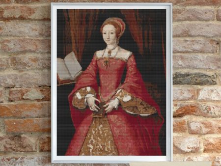 Portrait of Elizabeth I as a Princess Cross Stitch Kit Sale