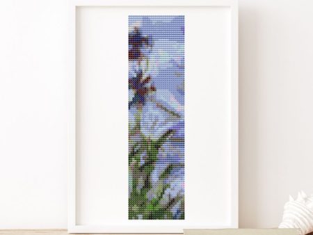 Irises Bookmark Cross Stitch Kit For Sale