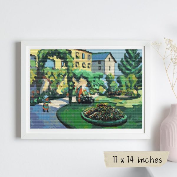 Garden Cross Stitch Kit Fashion