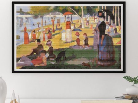 A Sunday Afternoon on the Island of La Grande Jatte Cross Stitch Kit Discount