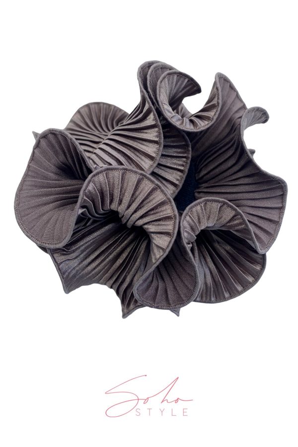 Pleat-lined ponytail scrunchy Supply