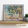 The House with Linden Tree Cross Stitch Pattern Fashion