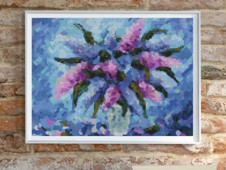 Purple Fiesta Cross Stitch Kit For Sale