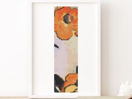 Poppies Bookmark Cross Stitch Kit Hot on Sale