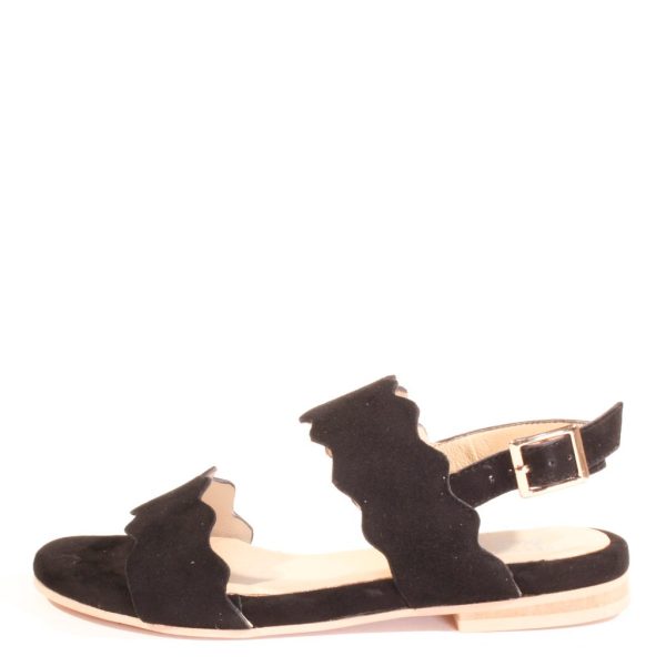 Jarden Suede Scallop Sandals Online now