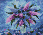 Purple Fiesta Cross Stitch Kit For Sale