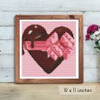 Chocolate Heart Cross Stitch Pattern Online