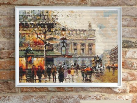 Paris Opera House Cross Stitch Kit For Sale