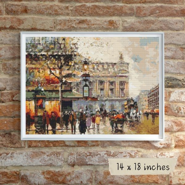 Paris Opera House Cross Stitch Kit For Sale