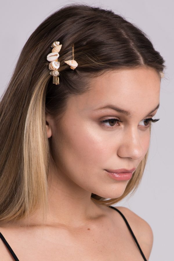 Mermaid Seashell Clip and Bobby Pin 3PCS Set Online Sale