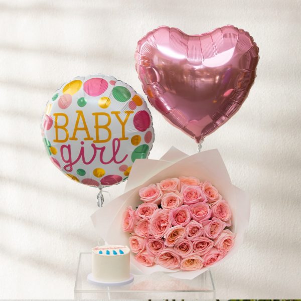 Little Fairy Bouquet Bundle | Cake + Balloon Fashion