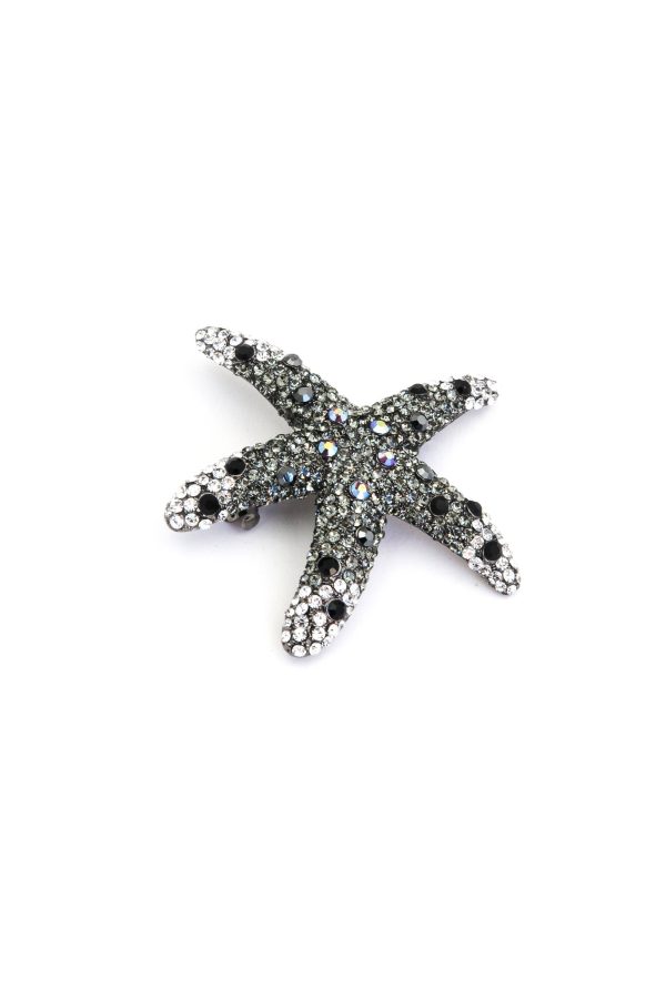 Crystal Dipped Starfish Barrette Online now