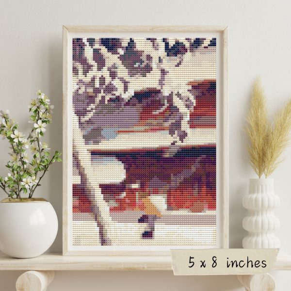 Temple Mini Cross Stitch Pattern on Sale