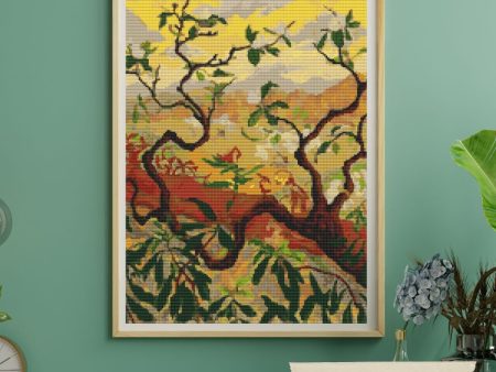 Japanese Style Landscape Cross Stitch Kit Cheap