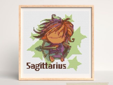 Sagittarius Cross Stitch Pattern For Sale