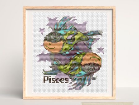 Pisces Cross Stitch Pattern Sale