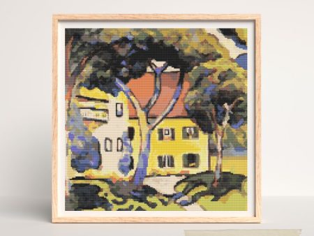 House in a Landscape Cross Stitch Kit Hot on Sale