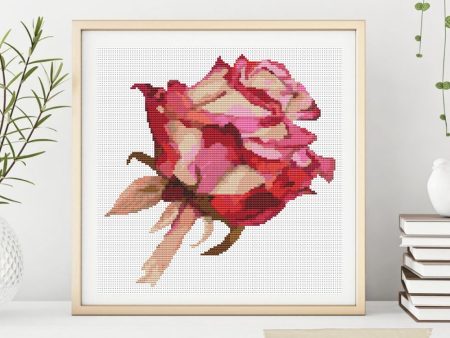 Red Rose Cross Stitch Kit Sale