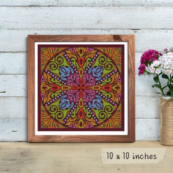 Memories Mandala Cross Stitch Kit For Sale