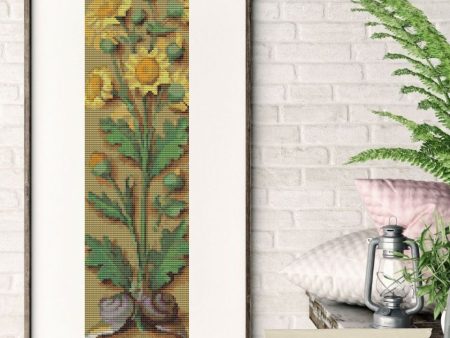 Yellow Flowers Cross Stitch Kit Discount