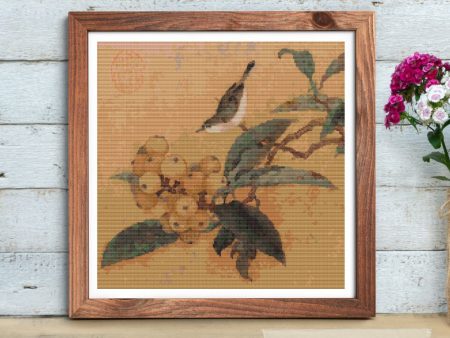 Loquats and Mountain Bird Cross Stitch Kit For Discount