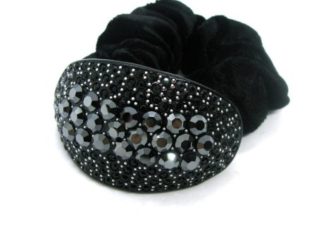 Trudy Crystal Velvet Scrunchy For Sale