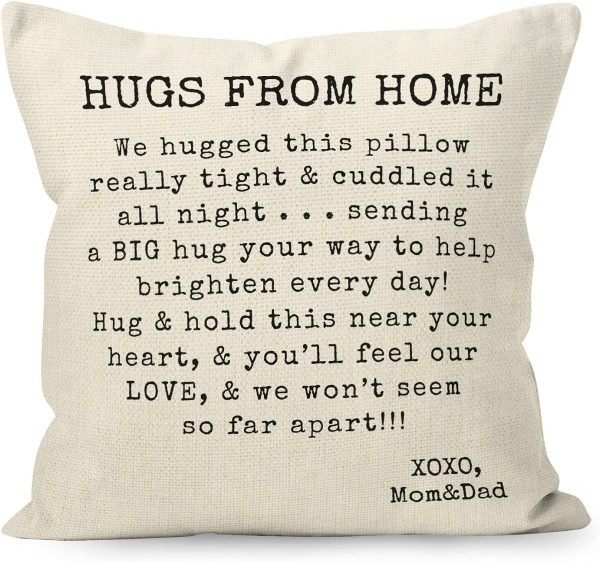 Hugs From Home Pillow Sale