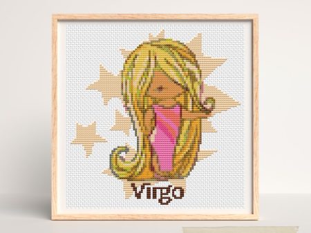 Virgo Cross Stitch Pattern Supply