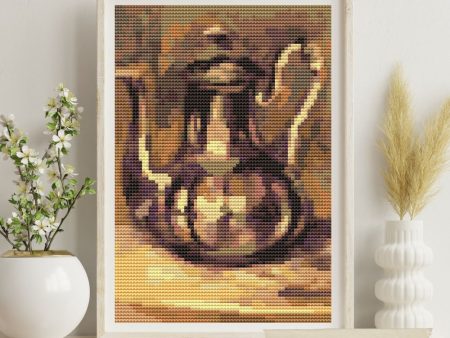 Coffee Pot Mini Cross Stitch Kit Supply