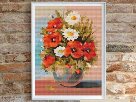 Poppies Cross Stitch Kit For Discount