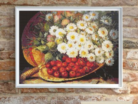 A Summer Still Life Cross Stitch Pattern Online now