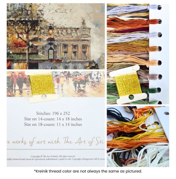 Paris Opera House Cross Stitch Kit For Sale