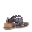 Roche Ruched Leather Sandals Online Sale