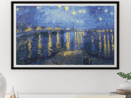 Starry Night over the Rhone Cross Stitch Kit Online now