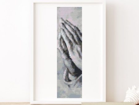 Praying Hands Bookmark Cross Stitch Kit Hot on Sale