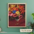 Poppies, Lilies and Blue Flowers Cross Stitch Kit Discount