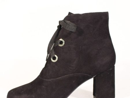 Flynn Suede Lace-Up Booties Online now