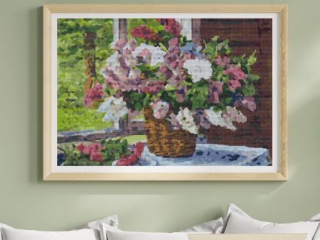 Lilacs by the Window Cross Stitch Kit For Discount