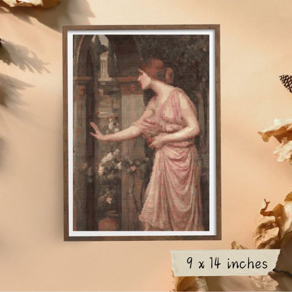 Psyche Entering Cupid s Garden Cross Stitch Kit Online Sale